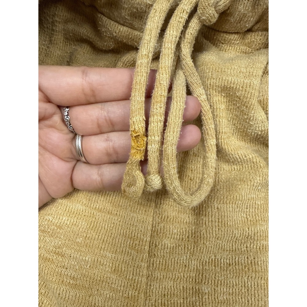 Free People Beach Bicoastal Romper Womens Small Yellow Boho Coastal Casual Comfy - Picture 8 of 11